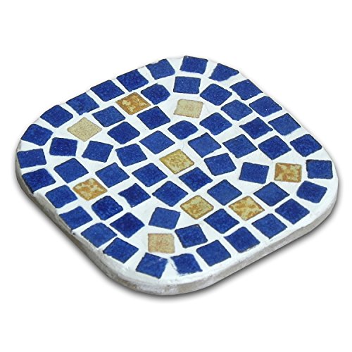 ALEA Mosaic Kit de mosaique, 10X10cm, 2 dessous de tasse Bleu. code EAN 4250134982956 