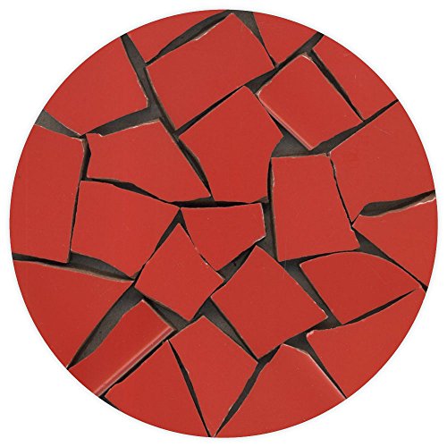 Eclats de mosaïque émaillée, 20-50mm, 1Kg Rouge...
