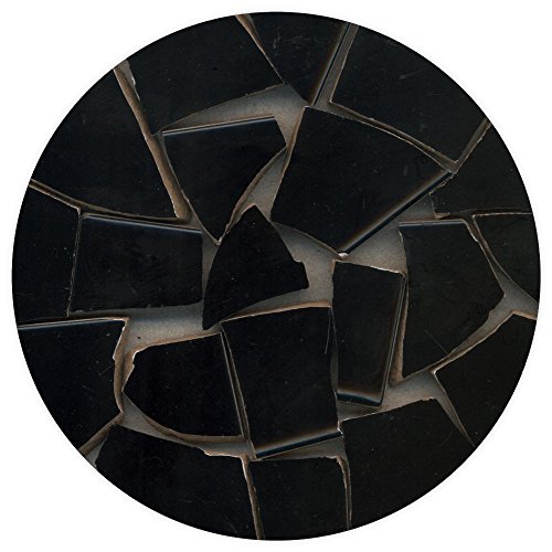 Eclats de mosaïque émaillée, 20-50mm, 1Kg Noir ...
