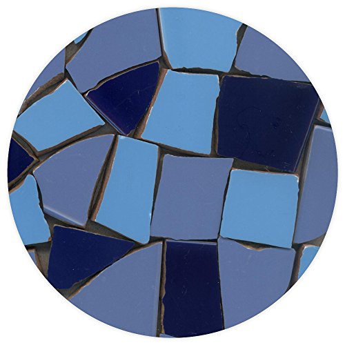 Eclats de mosaïque émaillée, 20-50mm, 2Kg Mix b...