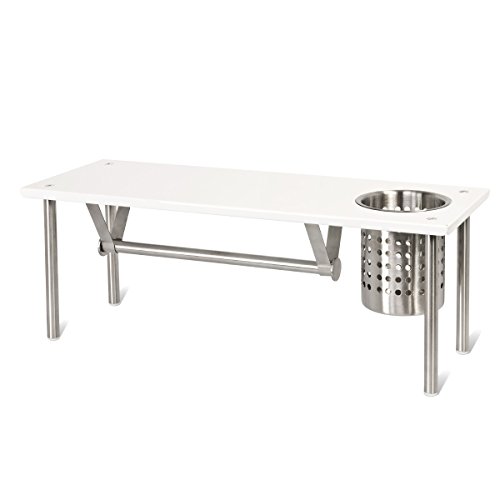 Bremermann Étagère de cuisine avec porte roulea...