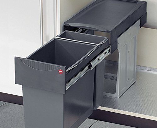 Tandem de 30 poubelle de cuisine 1 l 24 x 1 x 7...