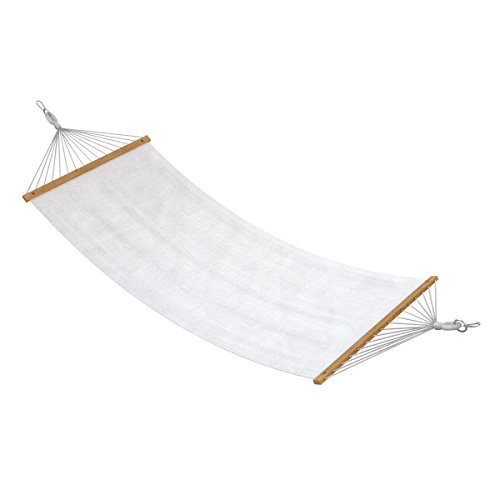 Ampel 24 Toile de hamac trinidad 200x100 cm | pour une personne |100% coton | avec barres d'écartement code EAN 4250174350227 