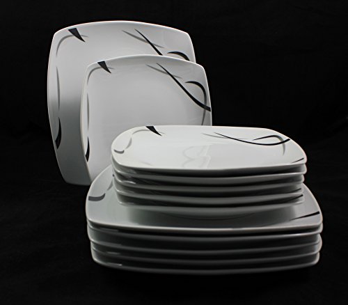 Tk 877 black light, le service de table 12 pièc...