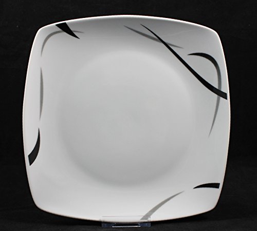 Tk de 877 black light, assiettes plates, carré ...
