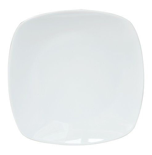 ELIH Porzellan Elih Porzellan Lot de 6 Assiettes plates carrées en porcelaine Blanc env. 28 cm 4250241113809 (4250241113809)