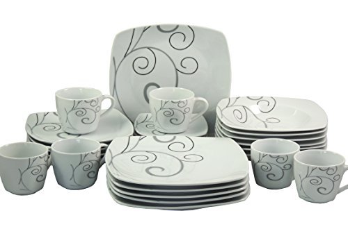 Malia-ann tk 972 service de table 30 pièces