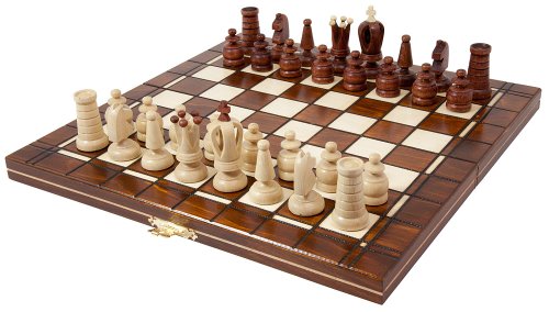 Jeu d'échecs en bois SALOMON - 32 X 32 cm 4250263780744 ALBATROS INTERNATIONAL