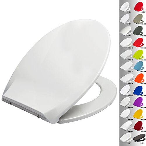 WOLTU WS2585 Abattant WC plastique,WC de couver...