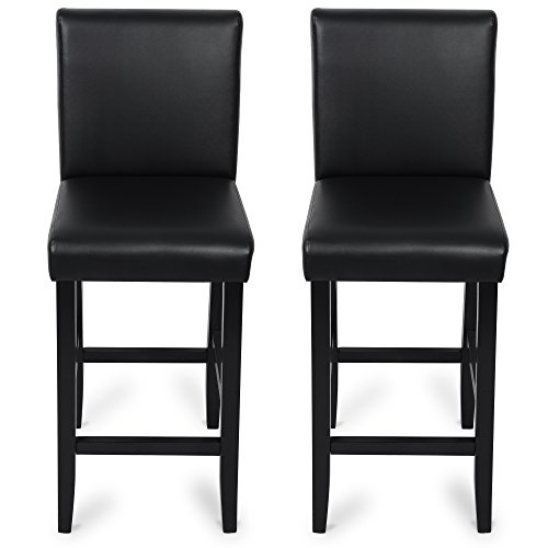 WOLTU BH21sz-2--Lot de 2 Tabourets de bar Bistr...