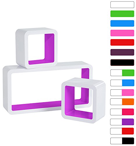 WOLTU RG9229la 3 ensemble Étagère murale Salon ...