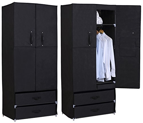 WOLTU SS5022 Armoire penderie en tissu, placard...