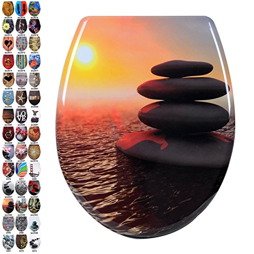 WOLTU WS2549 Abattant WC Duroplast,WC de couver...