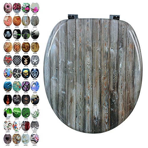 WOLTU WS2648-1 Abattants de toilettes MDF,WC de...