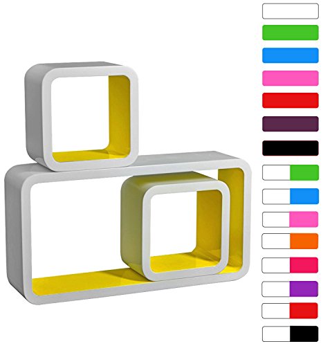 WOLTU RG9229gb 3 ensemble Étagère murale Salon ...