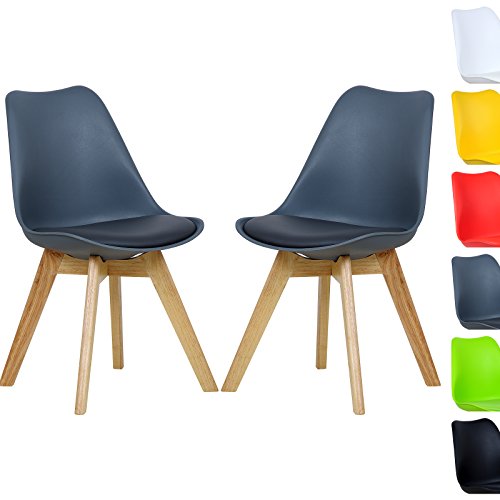 WOLTU BH29gr-2-a,Lot de 2 chaises salle à mange...