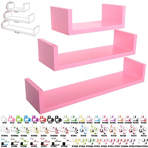 WOLTU RG9239rs-1 Étagère murale ,étagère CD,éta...