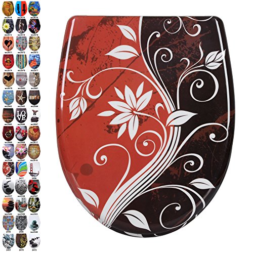 WOLTU 2476 Abattant WC Duroplast,WC de couvercl...