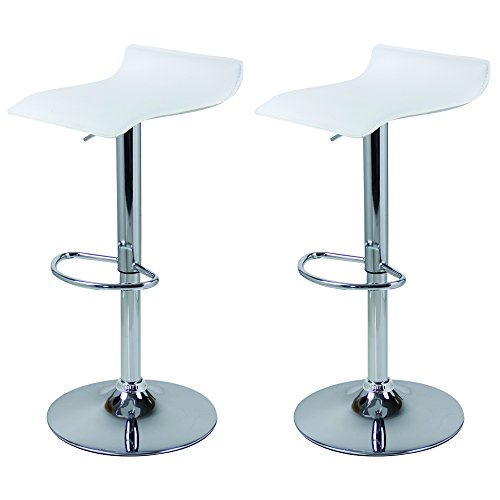 WOLTU BH11ws 2 Tabourets des bar design en cuir...