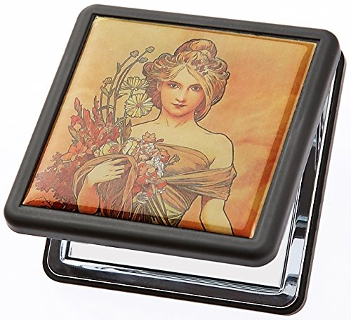 Miroir de poche Mucha - Printemps de Artis Vivendi