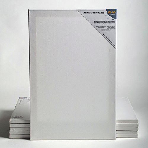 BK BILDERRAHMEN KOLMER 6 TOILES A PEINDRE B.K. BASIC | 40x50 cm | sur chassis, pur coton code EAN 4250371515085 