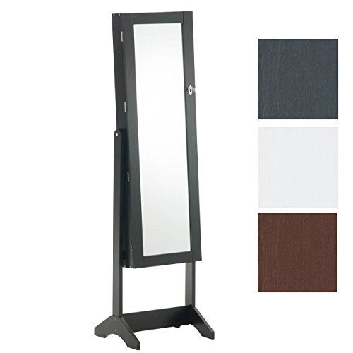 Armoire à bijoux avec miroir basculant lena - 3...