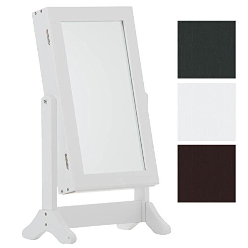 Armoire à bijoux avec miroir basculant gina - 3...