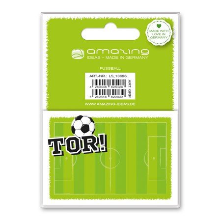 Amazing Ideas 12 de belles, étiquettes autocollantes 'Football' Amazing Ideas code EAN 4250446625428 