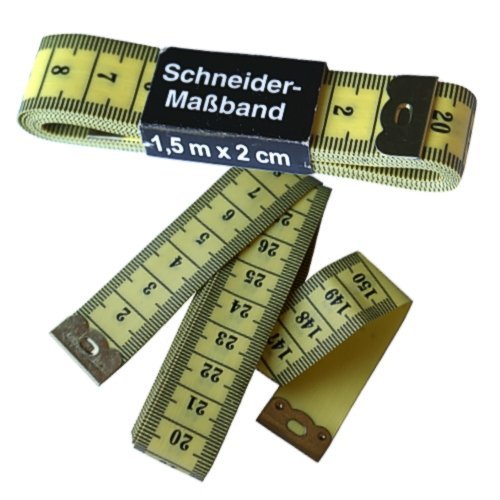 Kurzwaren 0037 Mètre ruban de couturière Jaune 150 cm code EAN 4250465400372 