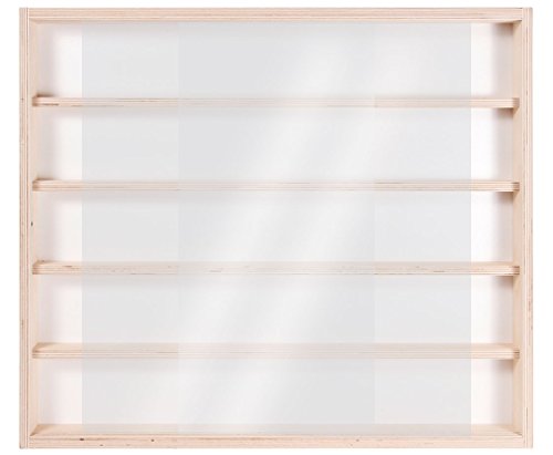 V32 - Vitrine murale 60 cm x 52 cm x 6 cm colle...