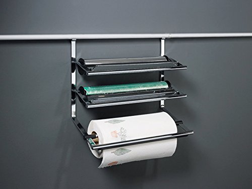 Linero 2000 Kesseböhmer Linero 2000 Rail de rangement de cuisine et accessoires, Métal, Support rouleaux 3 étages code EAN 4250496614656 