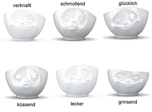 FiftyEight lustiges 6er Müslischalenset Kaffeep...
