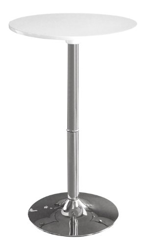 Table haute de bar - chromé blanc - M-80402-H/161