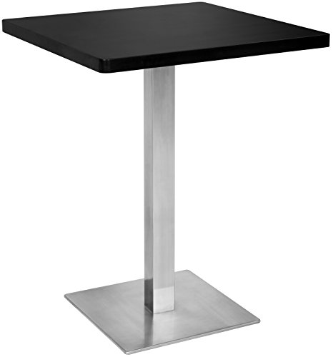 Table de Bar - Table Bistro noir 60x60x75 - M-B...