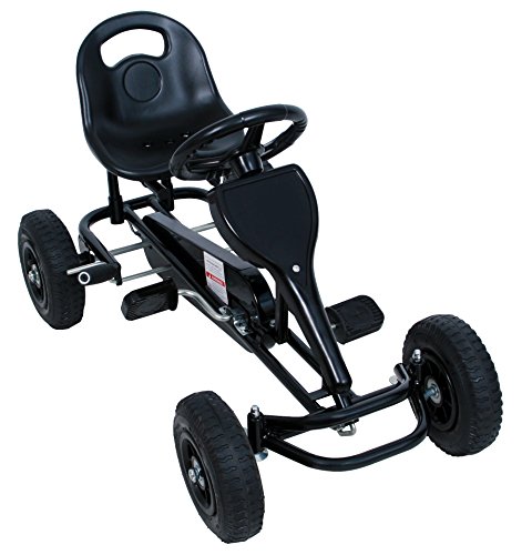 Gocart à pédales gokart voiture à pédales noir ...