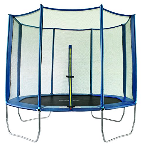 Sixjump 2,95 m polygone trampoline de jardin bl...