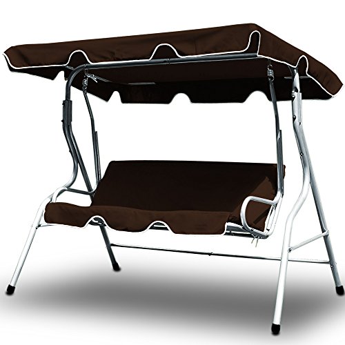 Balancelle de jardin terrasse 3 personnes 180x1...