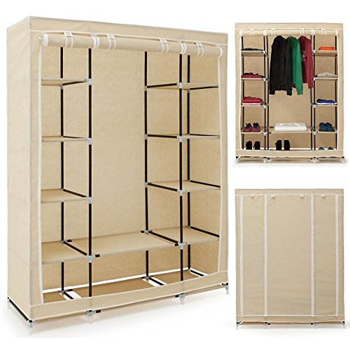 Armoire pliable - Penderie XXL - 3 compartiment...