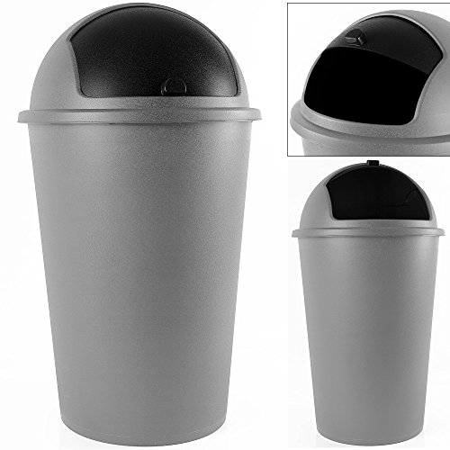 Poubelle 50 litres Push Can - couvercle bascula...