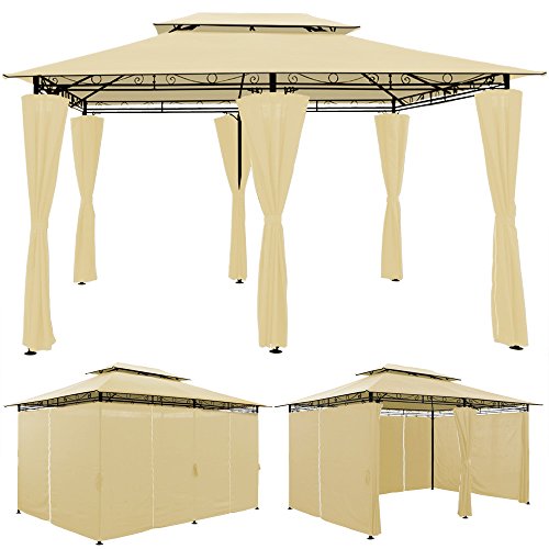 Tonnelle Topas Beige - Pavillon Tente de jardin...