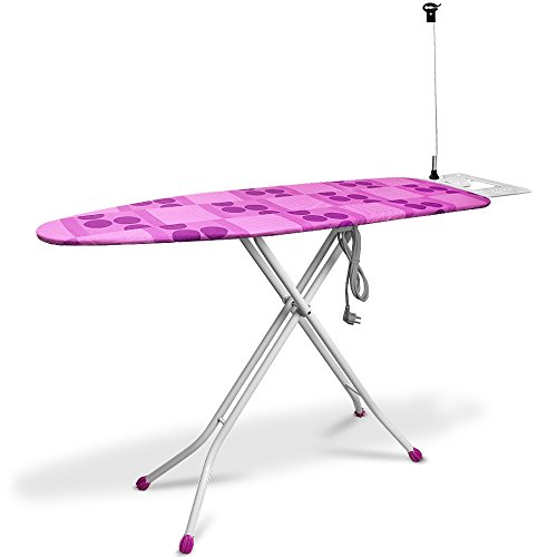 Deuba Planche à repasser - 140x38cm - Raccordement électrique - Table à repasser code EAN 4250525322989 