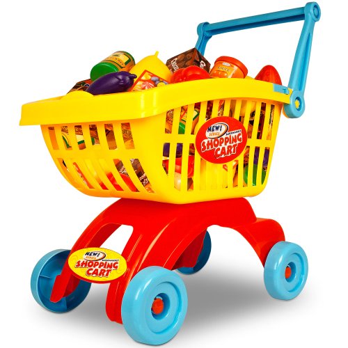 Inconnue Caddie pour enfants - Avec accessoires 32 pièces - Épicerie enfant 4250525326437 (4250525326437)