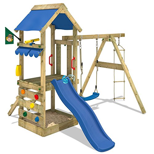 WICKEY portique de jeux en bois FreshFlyer avec...