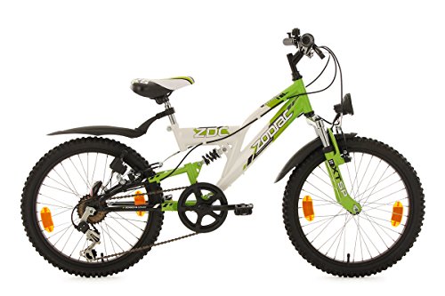 Zodiac vtt tout suspendu mixte enfant, blanc/ve...