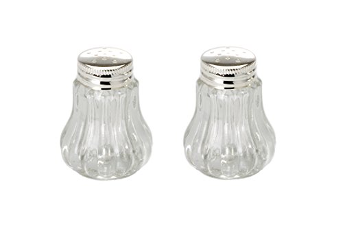 Salière & Poivrière plaqué argent avec couvercl...