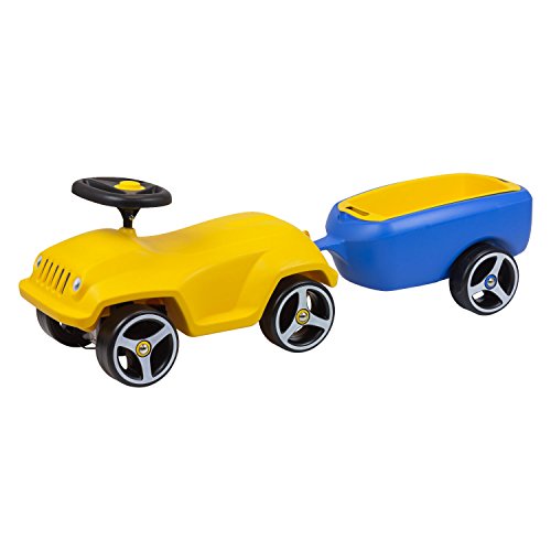 Jouet voiture avec remorque trotteur Brumee Wil...