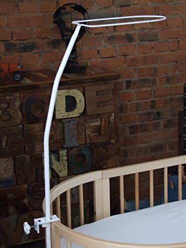 Support pour ciel de lit env. 1,50 m blanc