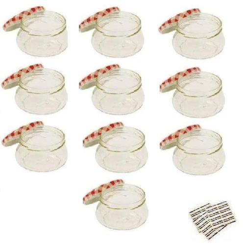 Viva-Haushaltswaren Lot de 10 bocaux à confitur...