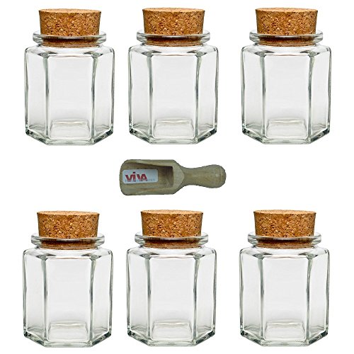 Viva haushaltswaren lot de 6 pots à épices/de c...