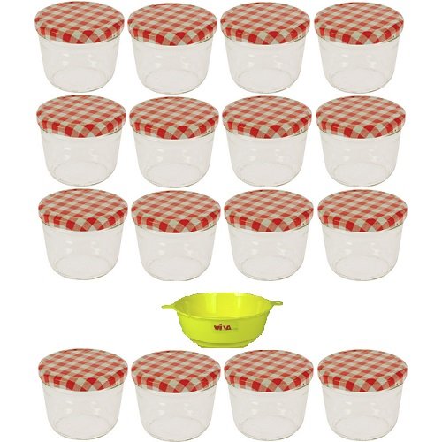 Viva haushaltswaren lot de 16 pots à confiture ...